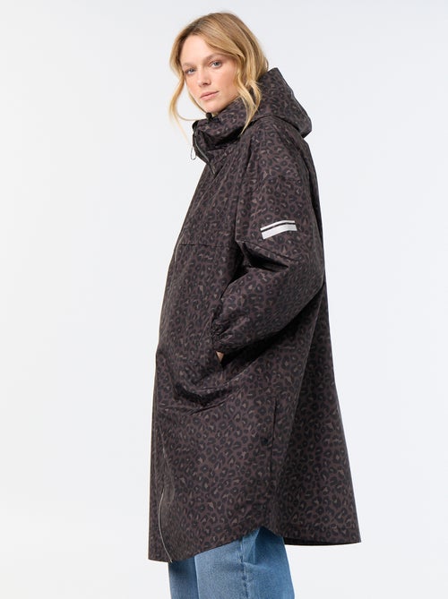 Long Water-Repellent Hooded Parka - Kiabi