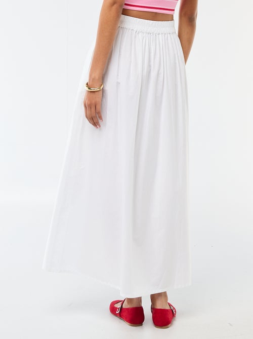Long wide flared skirt - Kiabi