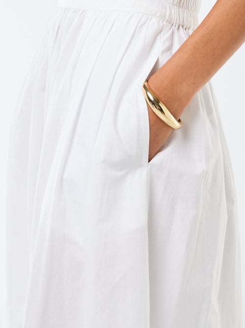 Long wide flared skirt - Kiabi