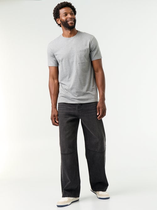 Loose fit 5-pocket jeans - Kiabi Loose fit 5-pocket jeans - Kiabi