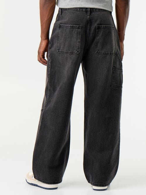 Loose fit 5-pocket jeans - Kiabi Loose fit 5-pocket jeans - Kiabi