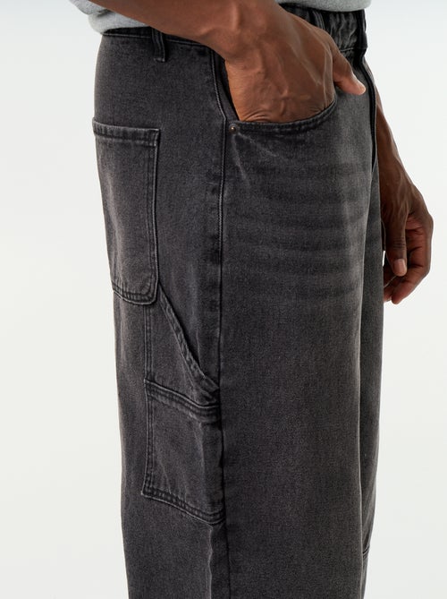 Loose fit 5-pocket jeans - Kiabi Loose fit 5-pocket jeans - Kiabi