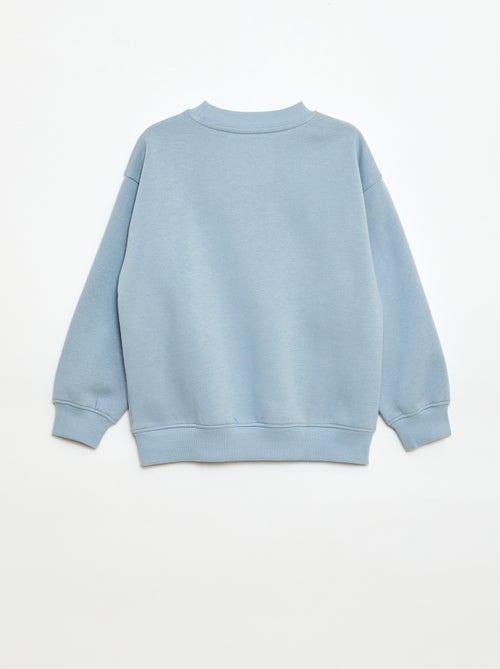 Loose-fit "Brother" Motif Sweatshirt - Kiabi