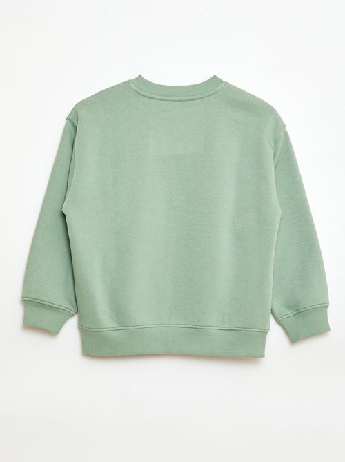 Loose-fit "Brother" Motif Sweatshirt - Kiabi