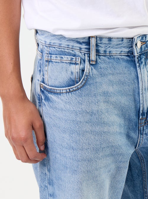 Loose Fit Denim-Jeans mit 5 Taschen - Kiabi