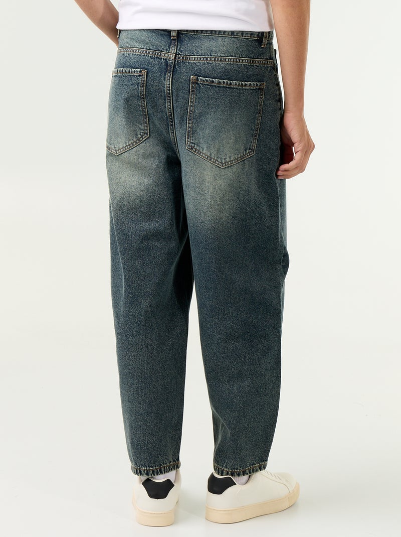 Loose Fit Jeans mit 5 Taschen Blau - Kiabi