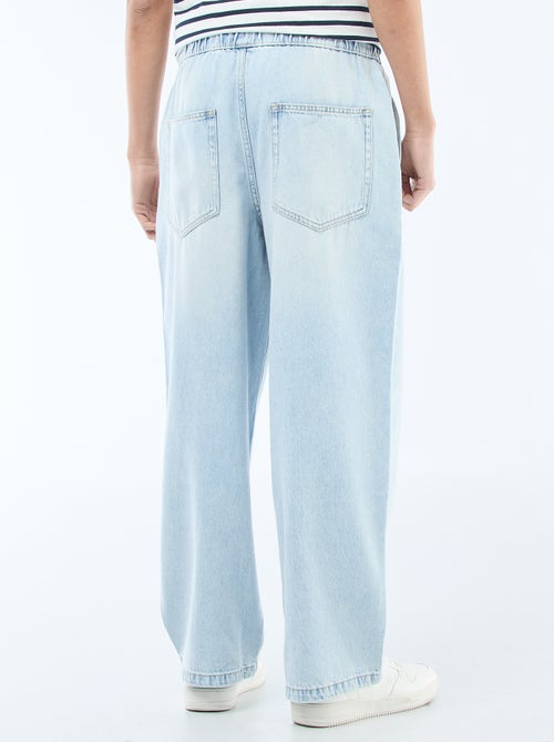 Loose Fit Jeans mit elastischem Bund - Kiabi