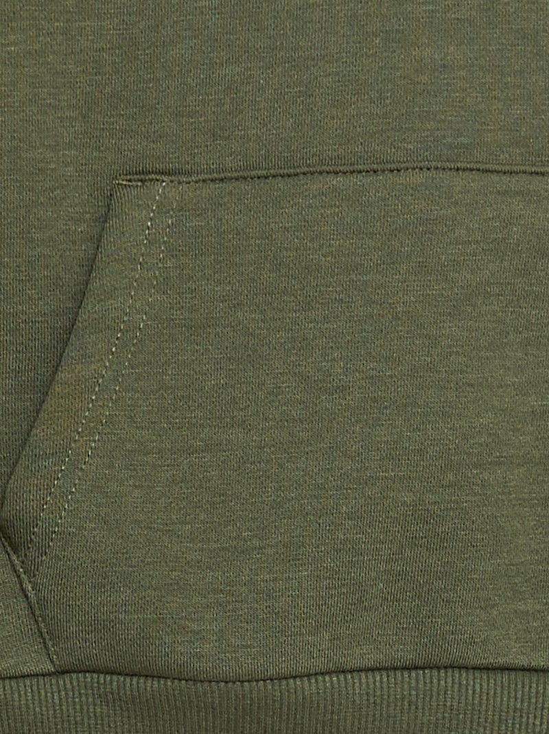 Loose Fit Kapuzen-Sweatshirt Grün - Kiabi