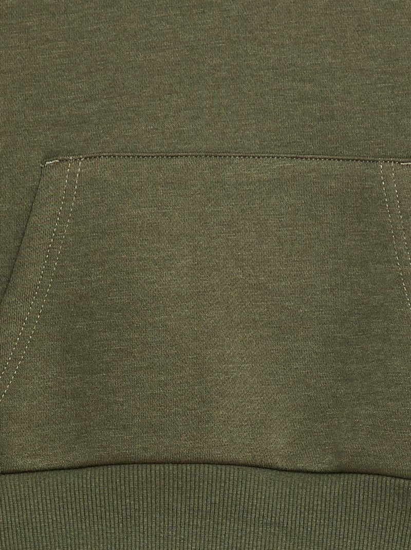 Loose Fit Kapuzen-Sweatshirt Grün - Kiabi