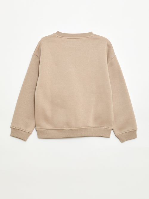 Loose-fit printed sweatshirt - Kiabi