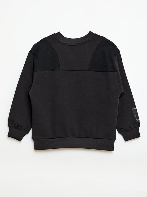 Loose Fleece Sweatshirt - Kiabi Loose Fleece Sweatshirt - Kiabi