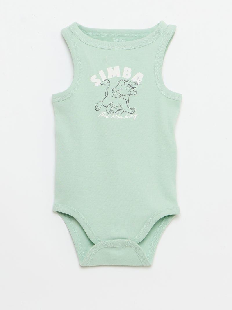 Lot 2 bodies débardeurs 'Disney' Blanc - Kiabi