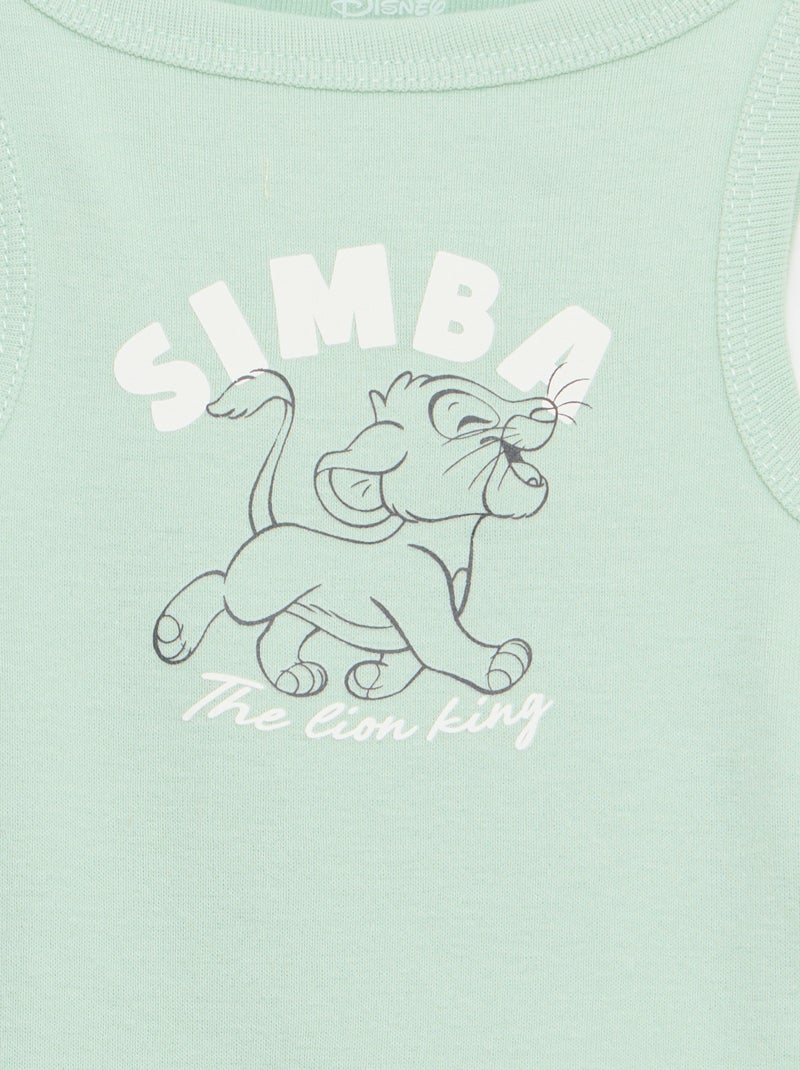 Lot 2 bodies débardeurs 'Disney' Blanc - Kiabi