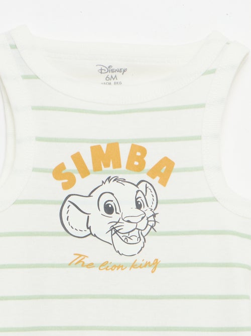 Lot 2 bodies débardeurs 'Disney' - Kiabi