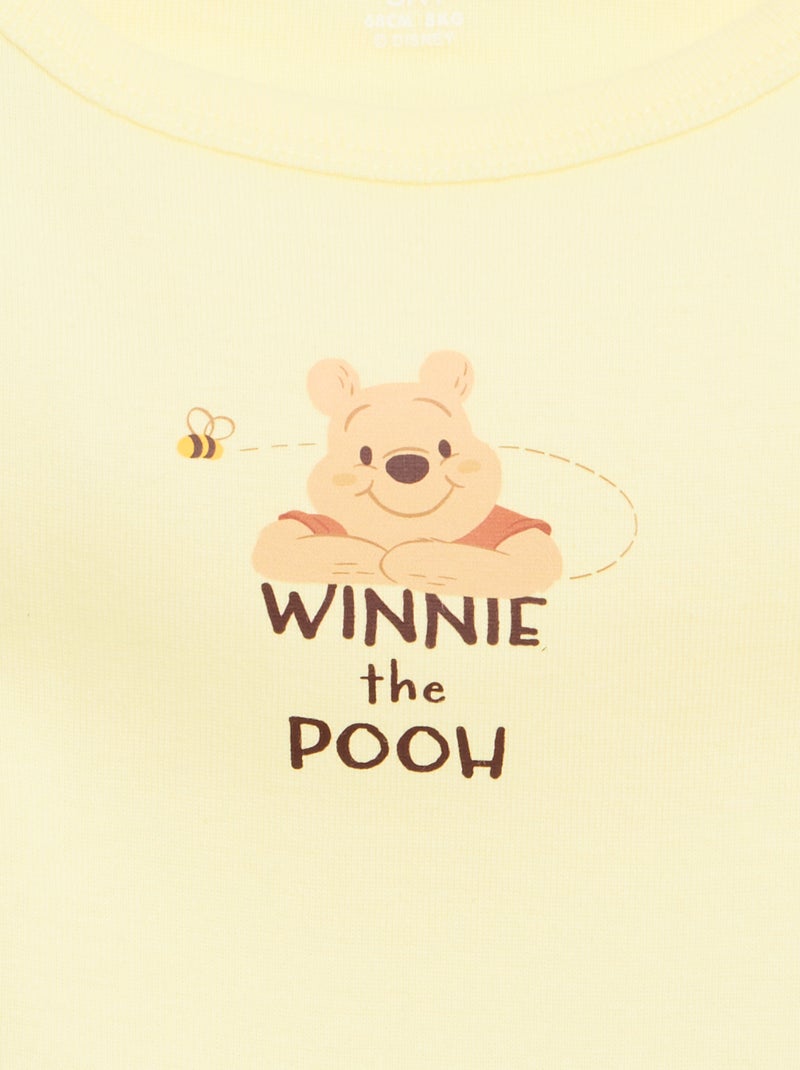 Lot 2 bodies débardeurs 'Disney' Jaune - Kiabi