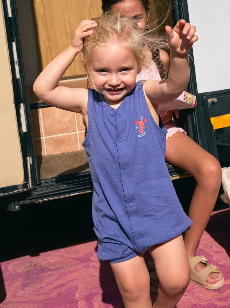 Lot 2 dors bien légers à ouverture pressionnée Bleu - Kiabi