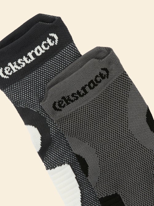Lot 2 paires de chaussettes compressives - (ekstract) - Kiabi Lot 2 paires de chaussettes compressives - (ekstract) - Kiabi