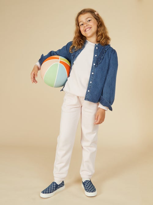 Lot 2 pantalons joggings en molleton - Kiabi