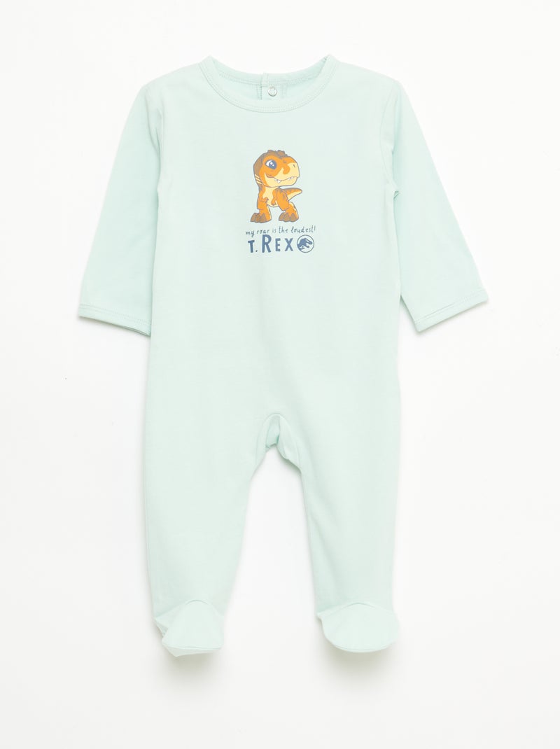 Lot 2 pyjamas 'Jurassic World' Vert - Kiabi