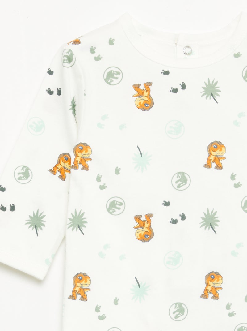 Lot 2 pyjamas 'Jurassic World' Vert - Kiabi