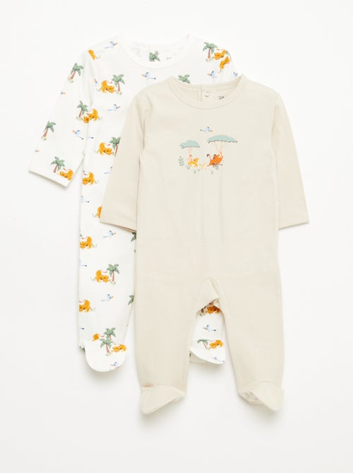 Lot 2 pyjamas 'Simba' - Kiabi