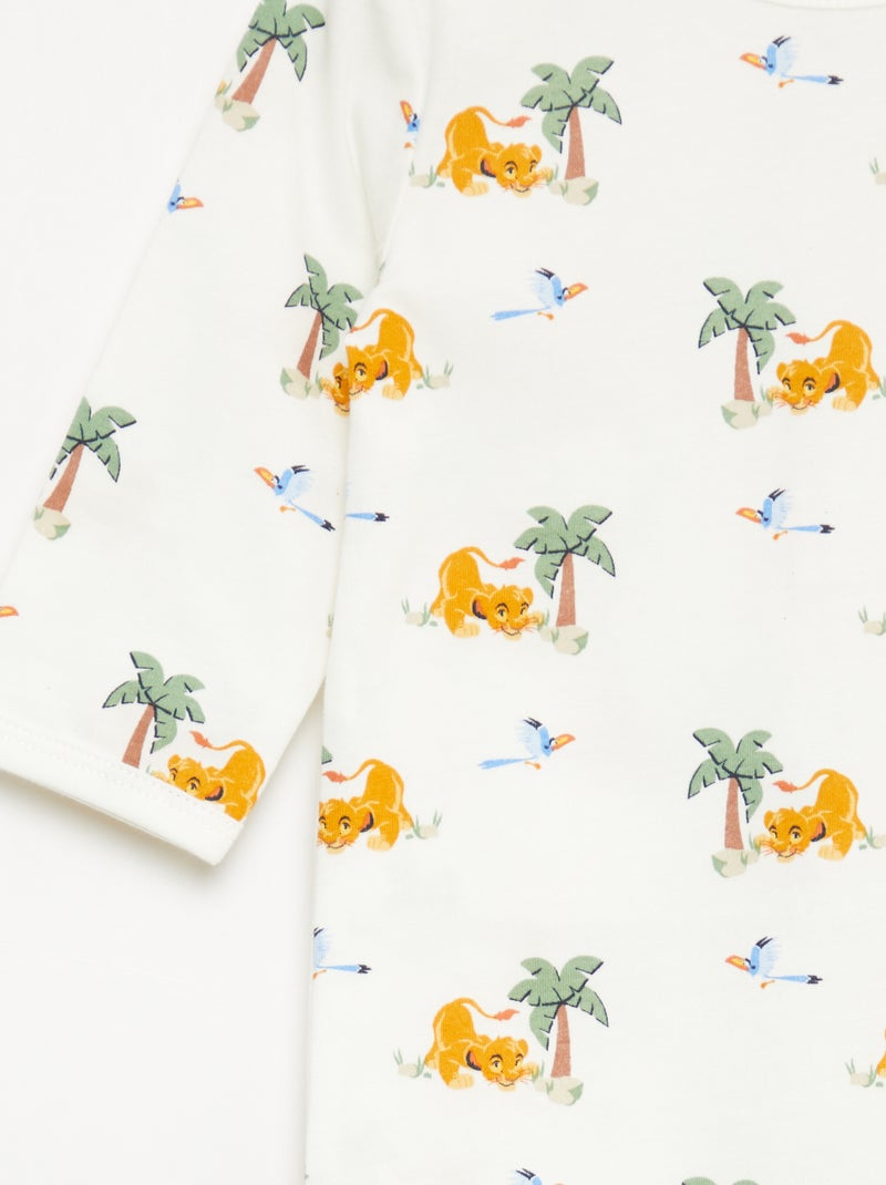 Lot 2 pyjamas 'Simba' Beige - Kiabi