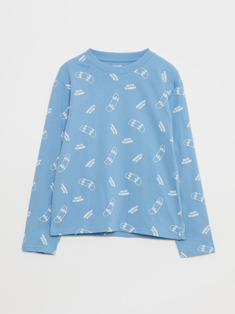 Lot 3 tee-shirts imprimés Gris - Kiabi