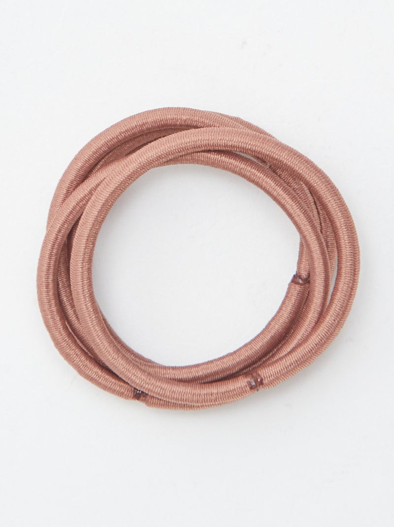 Lot de 15 élastiques Kaki - Kiabi