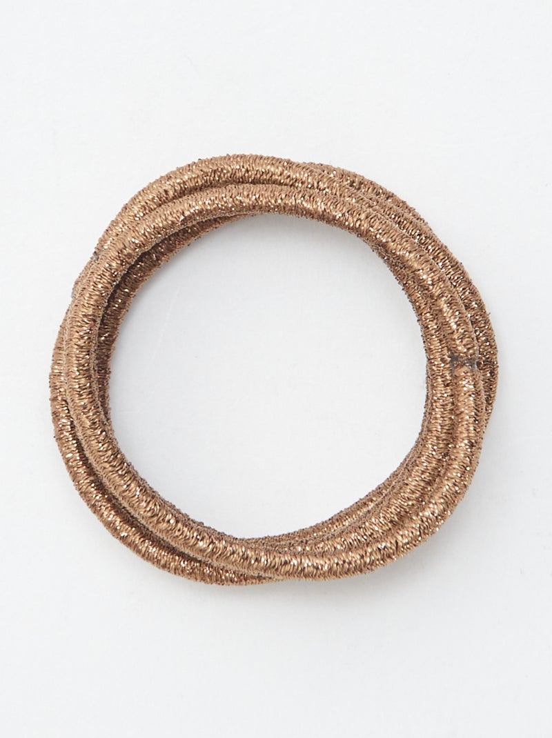 Lot de 15 élastiques Kaki - Kiabi