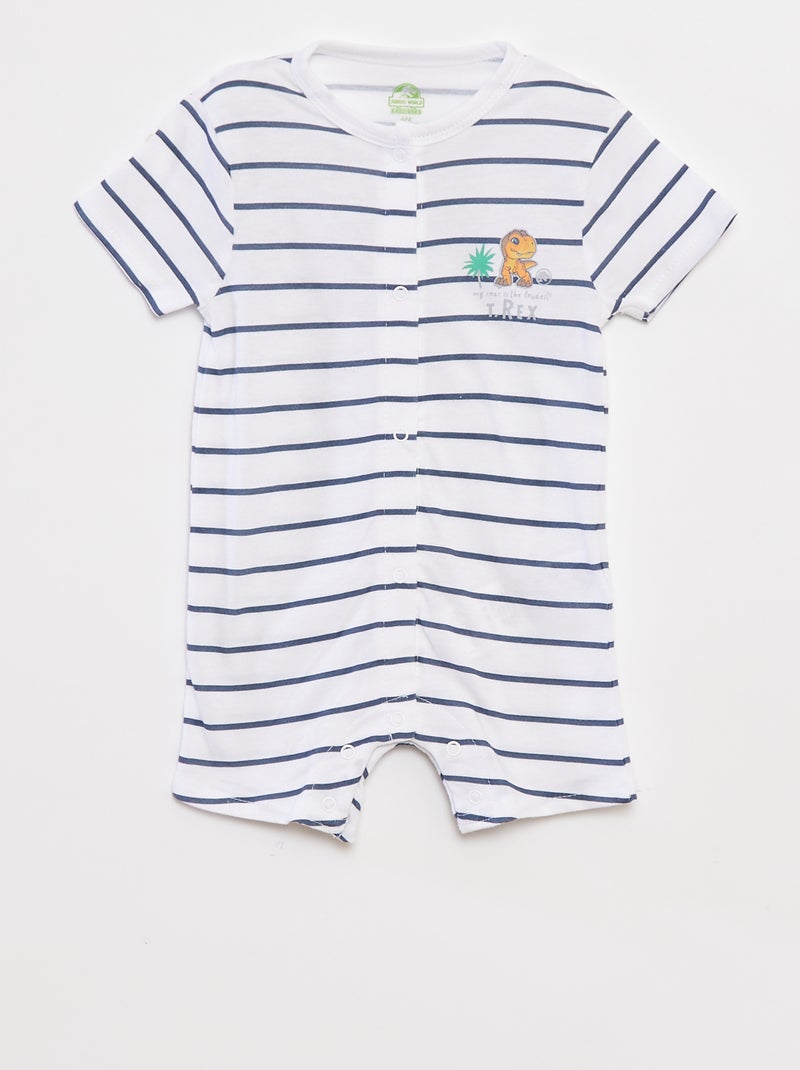 Lot de 2 barboteuses de nuit BLANC - Kiabi