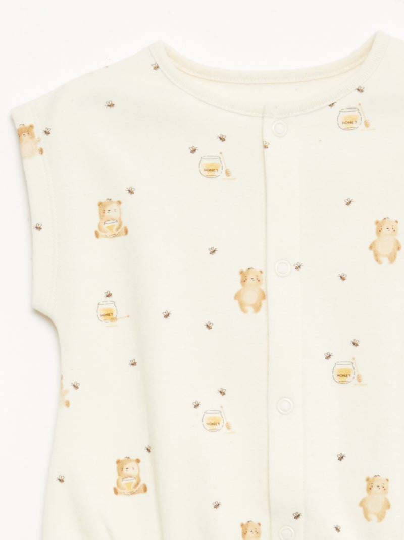 Lot de 2 barboteuses Jaune - Kiabi