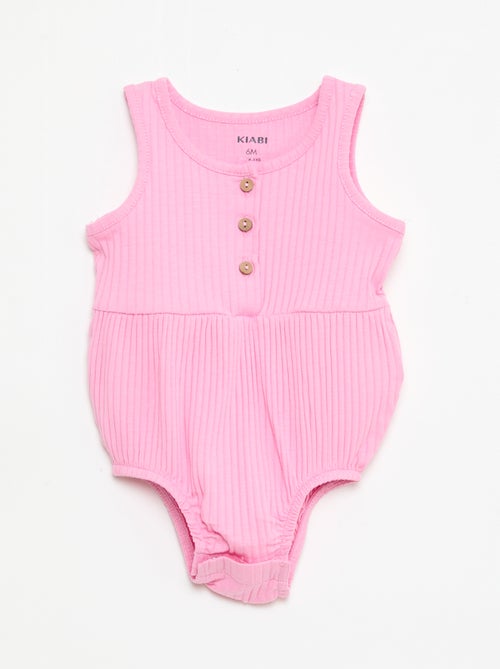 Lot de 2 barboteuses sans manches - Kiabi