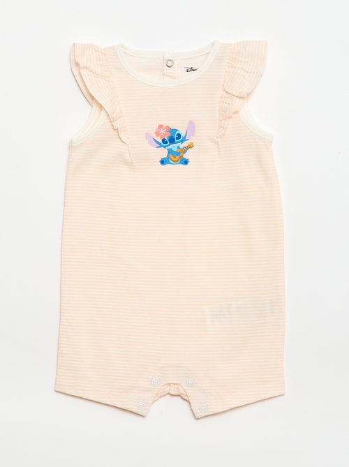 Lot de 2 barboteuses 'Stitch' 'Disney' sans manches - Kiabi