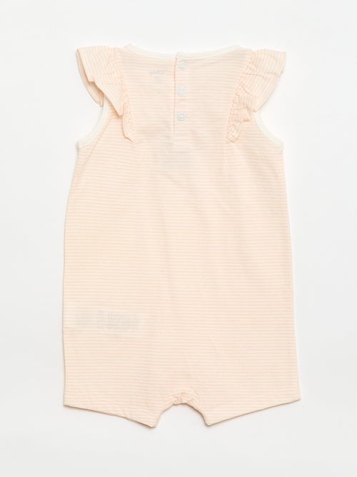 Lot de 2 barboteuses 'Stitch' 'Disney' sans manches - Kiabi