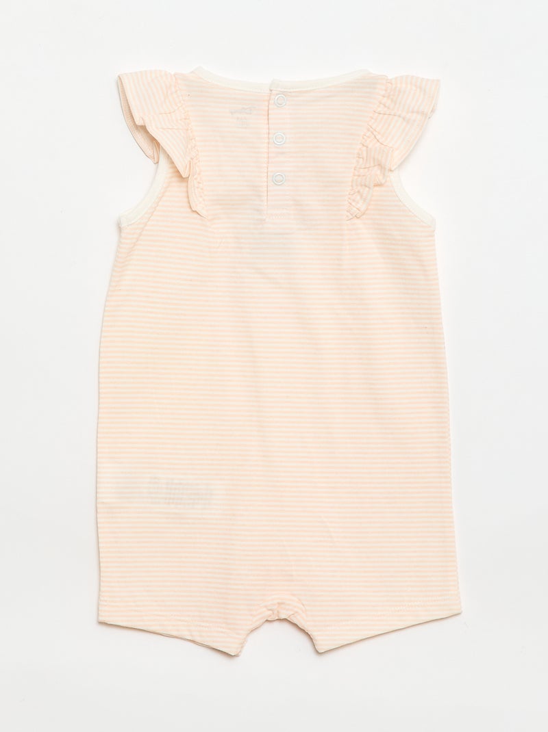 Lot de 2 barboteuses 'Stitch' 'Disney' sans manches Blanc - Kiabi