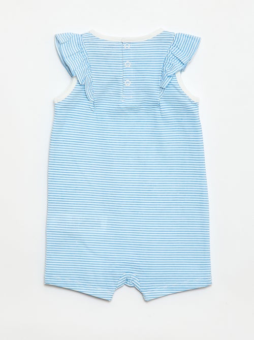 Lot de 2 barboteuses 'Stitch' 'Disney' sans manches - Kiabi