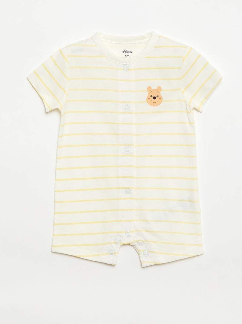 Lot de 2 barboteuses 'Winnie' 'Disney' Blanc - Kiabi