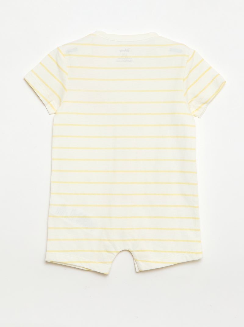 Lot de 2 barboteuses 'Winnie' 'Disney' Blanc - Kiabi