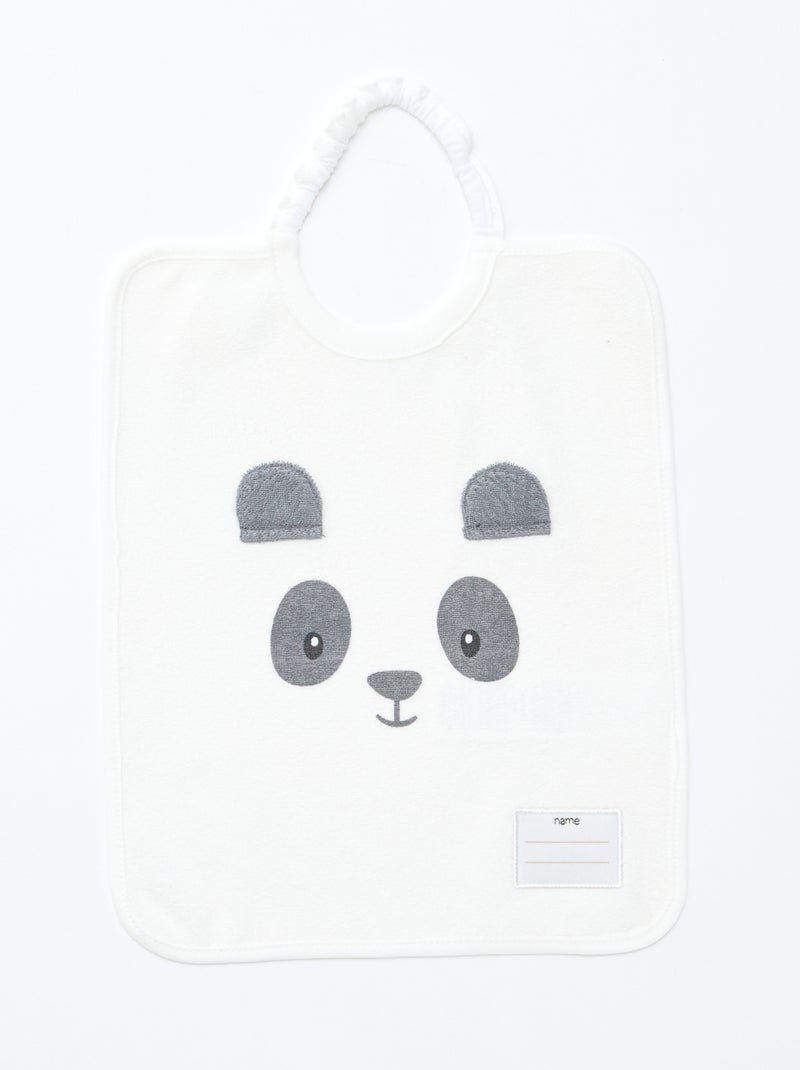 Lot de 2 bavoirs à enfiler par la tête Beige - Kiabi