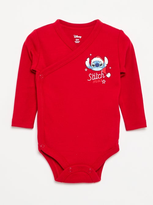 Lot de 2 bodies de Noël 'Stitch' 'Disney' - Kiabi