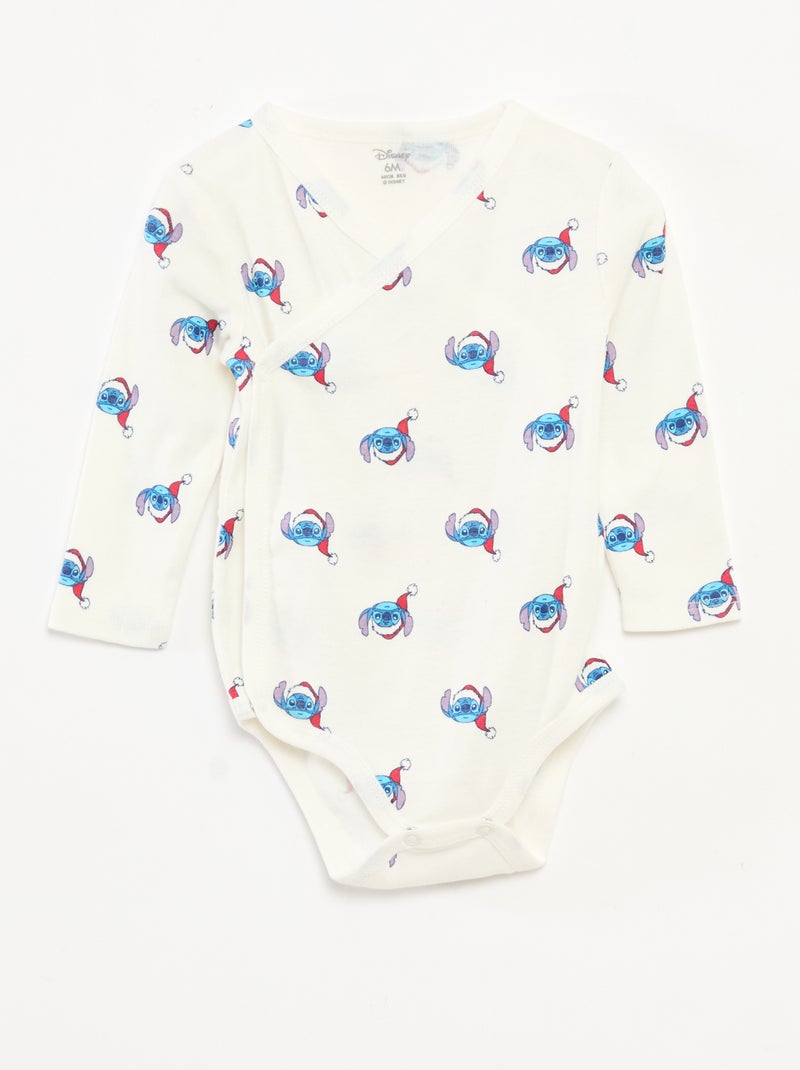 Lot de 2 bodies 'Disney' 'Stitch' Rouge - Kiabi