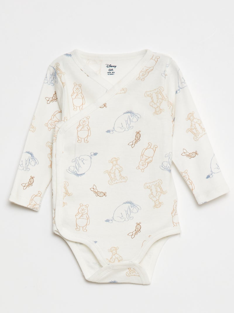 Lot de 2 bodies 'Disney' 'Winnie' Marron - Kiabi