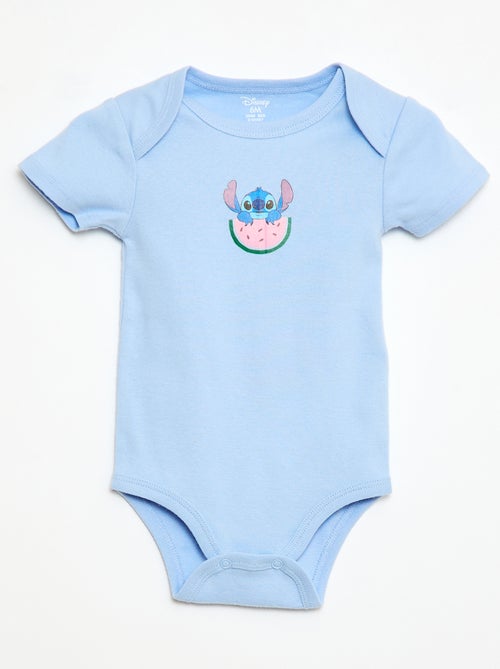Lot de 2 bodies manches courtes 'Disney' 'Stitch' - Kiabi