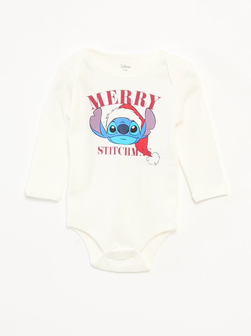 Lot de 2 bodies 'Stitch' 'Disney' Rouge - Kiabi