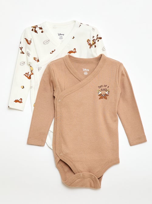 Lot de 2 bodies 'Tic Tac' - Kiabi