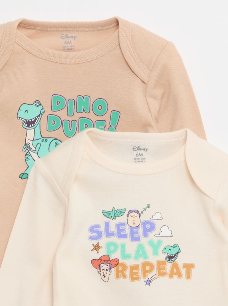 Lot de 2 bodies 'Toys story' 'Disney' Beige - Kiabi