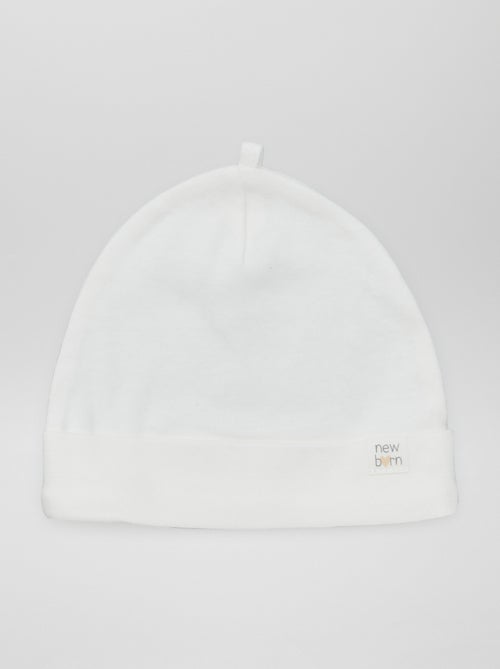 Lot de 2 bonnets nouveau-né - Kiabi