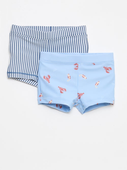Lot de 2 boxers de bain - Kiabi
