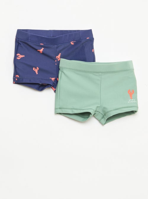 Lot de 2 boxers de bain - Kiabi