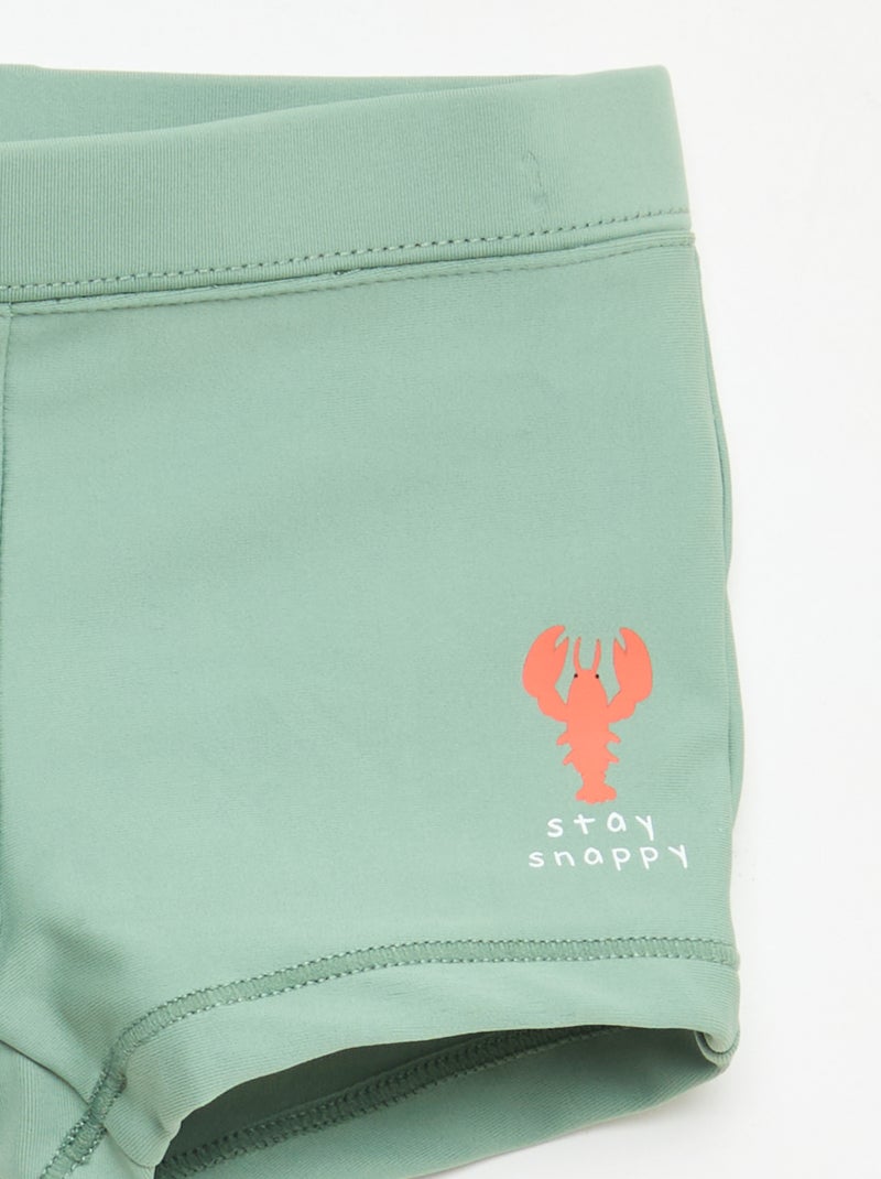 Lot de 2 boxers de bain Bleu - Kiabi